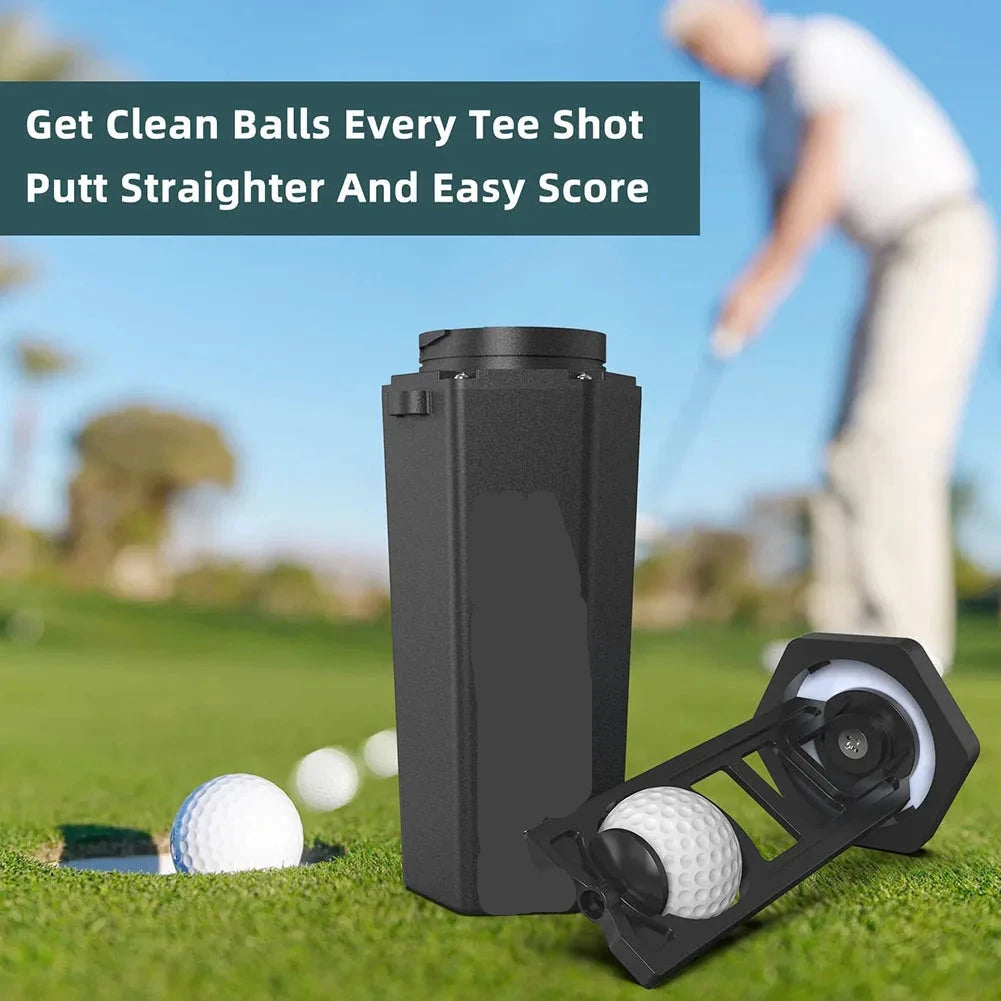 Golf Ball Washer Cleaning Machine With Reusable Towel.